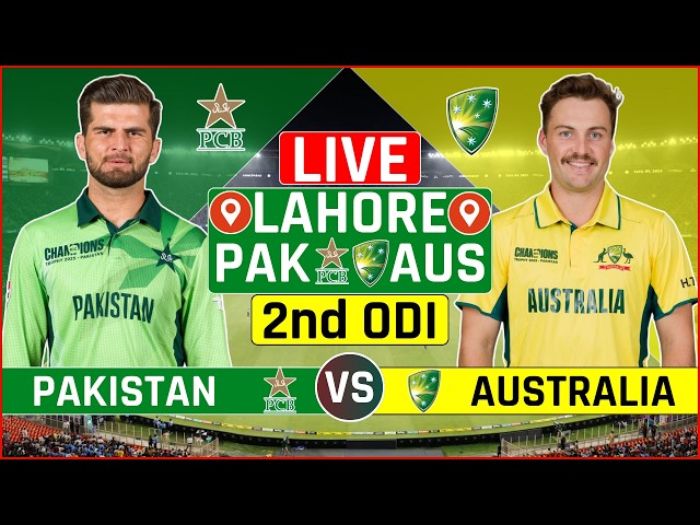 Pakistan vs Australia 2nd ODI Live Score | PAK vs AUS ODI Live Audio Commentary
