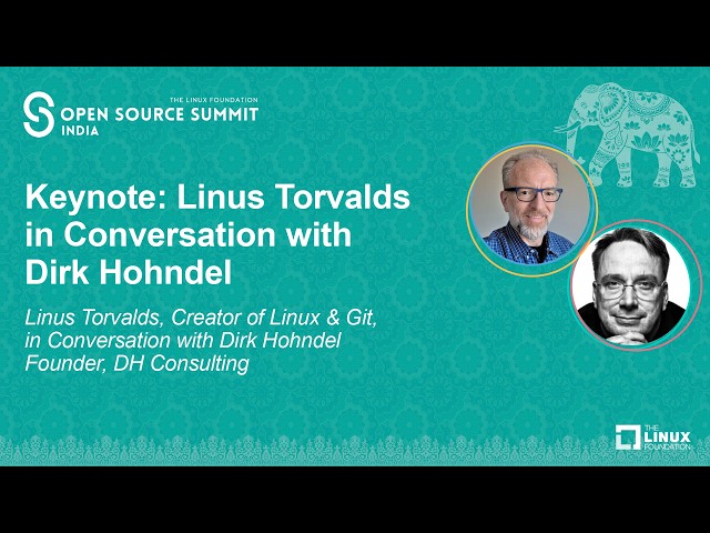 Keynote: Linus Torvalds in Conversation with Dirk Hohndel
