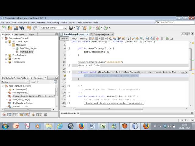 Lección 4: Desarrollar Aplicaciones Java - Interfaz Gráfica (POO) con Netbeans 7.4