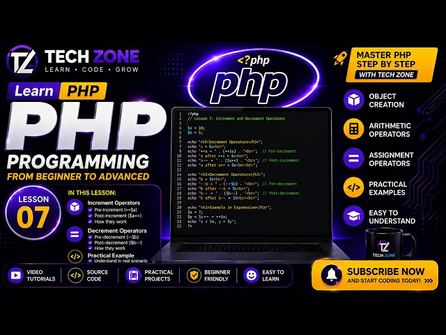 PHP Tutorial for Beginners | #07 Arrays in PHP | Indexed, Associative and Multidimensional Arrays