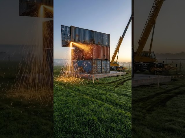 From rusty boxes to a high-end architectural landmark