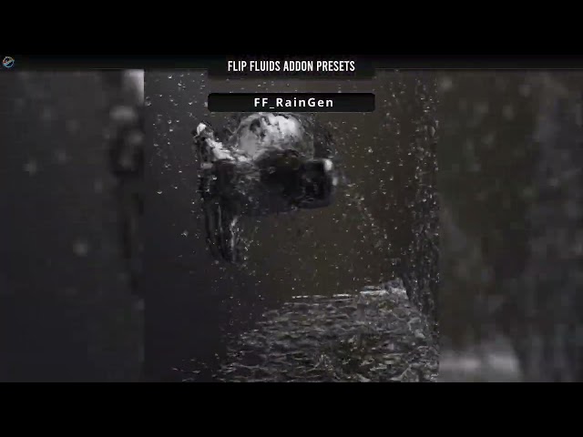 FLIP Fluids Addon for Blender - PRESETS - Rain Generator 🌧️