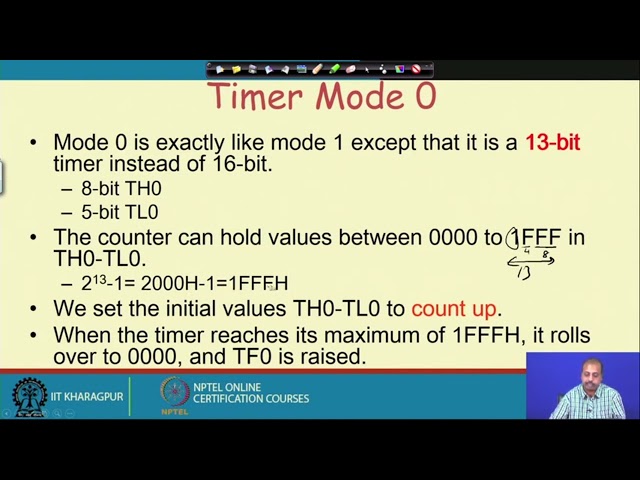 Lecture 33 : 8051 Microcontroller #swayamprabha #CH31SP