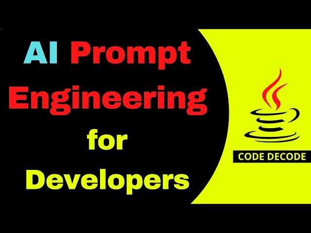 AI Prompt Engineering for Developers, Beginners with Live Demo | Chat Gpt | Claude | Code Decode