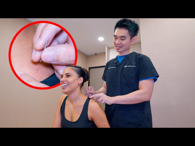 ASMR: He Unlocked my Muscle Tension | Dry Needling & Chiropractic Adjustment