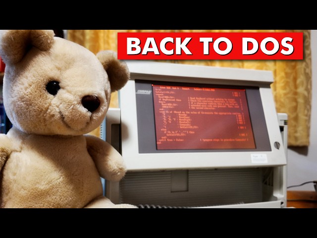 I was programming in the 1980s. Now I’m going back to DOS.