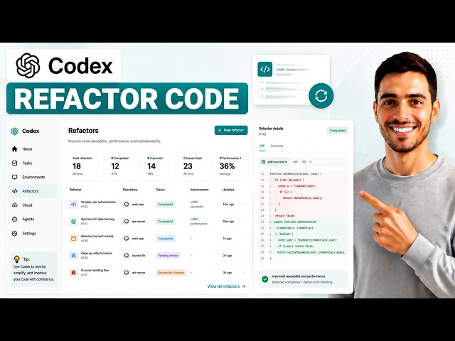 How To Refactor Code Using ChatGPT Codex (Full Guide)