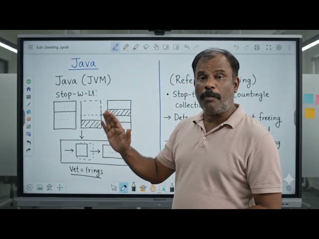 Presenting memory management Python vs Java