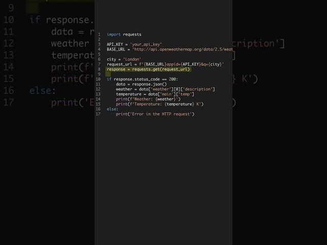 Create a Python Weather App