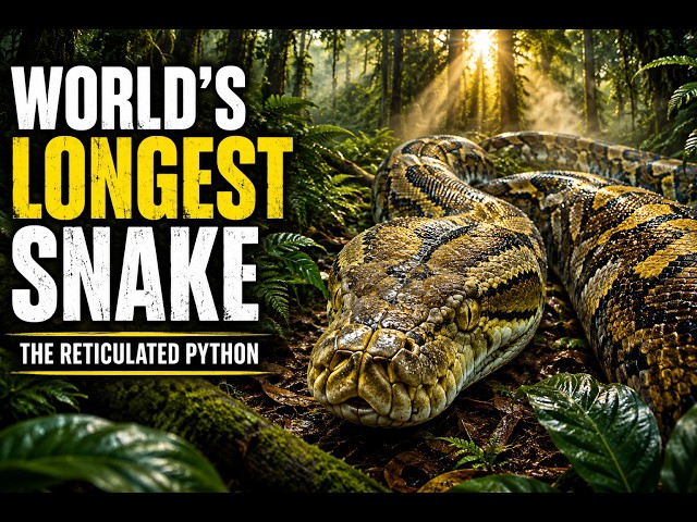 World’s Longest Snake  The Giant Reticulated Python Documentary 4K