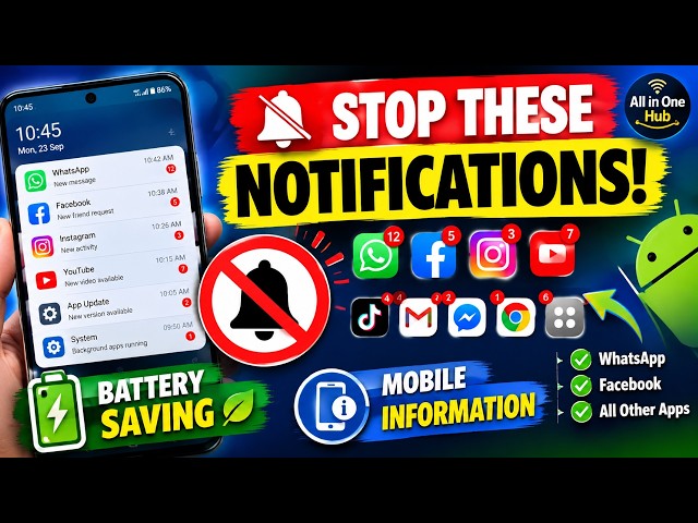 Stop Annoying Notifications! 📱 10 Android Settings You Should Change Now
