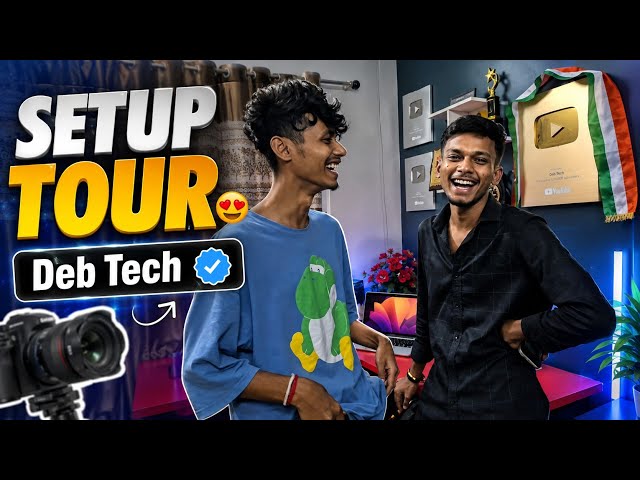 Deb Tech Setup Tour 😍 @DebTech  @PODCASSTWITHKARTIK 