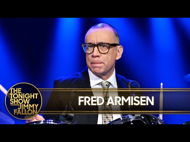 Fred Armisen Shows Off His Extremely Complicated "In the Air Tonight" Drum Fill | The Tonight Show
