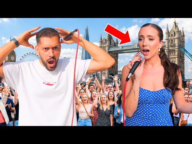 British Girl Grabs The Mic And SHOCKS The Crowd With Adele - When We Were Young