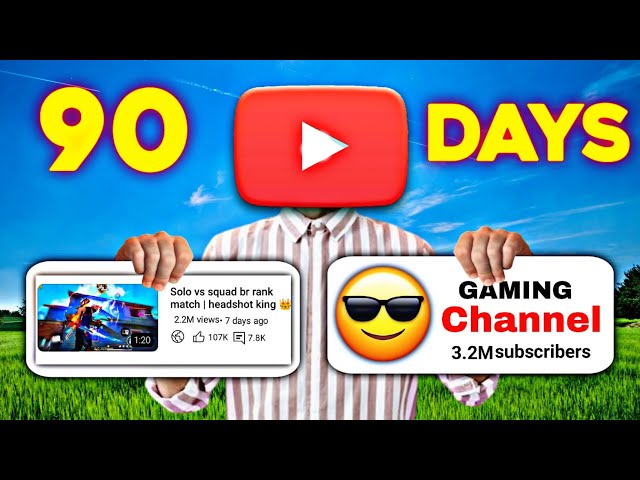 Long gaming uploaded challenge for 90 days | Monetize Challenge( 100% real results😨)