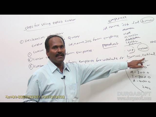 Oracle || Cursors in Pl/SQL Part -1 by Siva