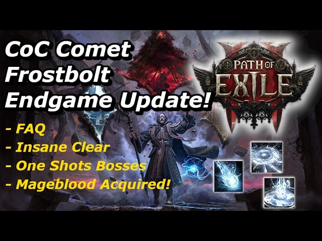 [PoE 2] Frostbolt Cast On Crit Comet Endgame Build Update!