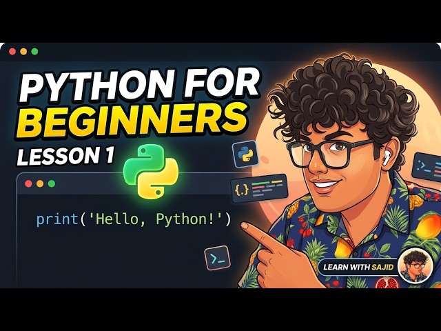 ​Python for Beginners in Animated Style | Lesson 1 |#python #pythonprogrammingtutorial