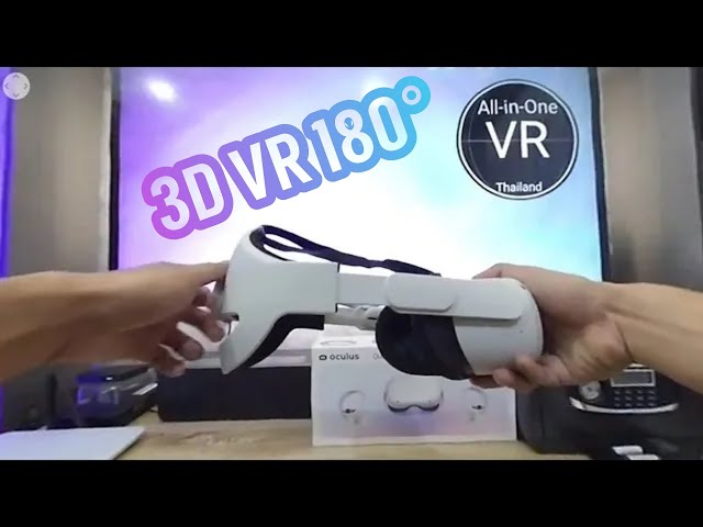 Oculus Quest 2 + Head Strap (type B) : Installation [3D VR 180°]