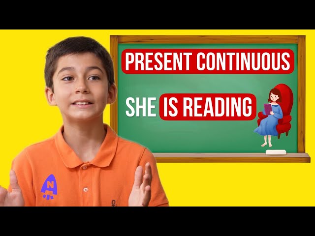Present CONTINUOUS para NIÑOS (ALEJANDRO Explains PRESENT CONTINUOUS)