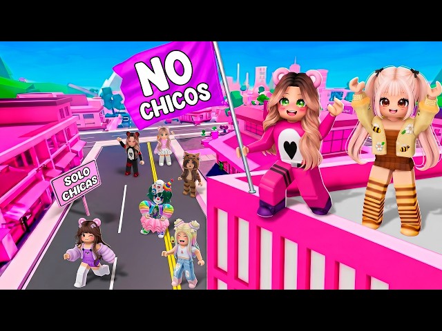 Construimos un BARRIO de SOLO CHICAS en Brookhaven Roblox