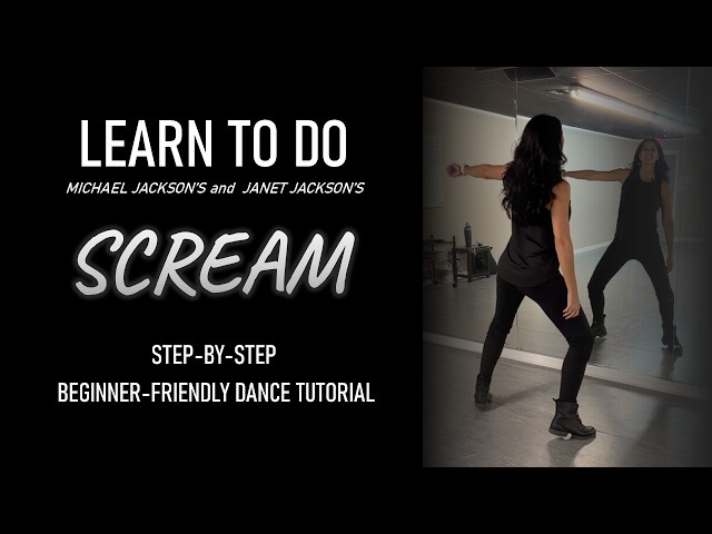 Michael Jackson and Janet Jackson SCREAM Dance Tutorial | Beginner Friendly Step-by-Step Breakdown