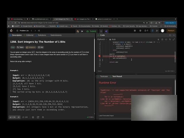 Solving Leetcode questions