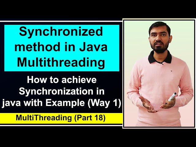 Synchronized method in Java Multithreading || Synchronization in Java by Deepak (Part 2) Hindi