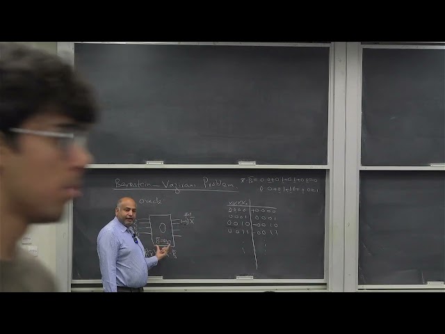 Lecture 8: Bernstein-Vazirani Problem, classical complexity and quantum algorithm