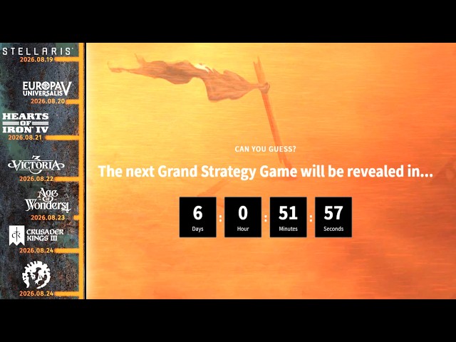 We Are Getting a NEW PARADOX GAME in 6 DAYS!