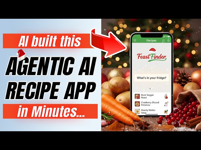 How I build Agentic AI Powered Christmas Recipe App in firebase studio - No Code (Part 2)