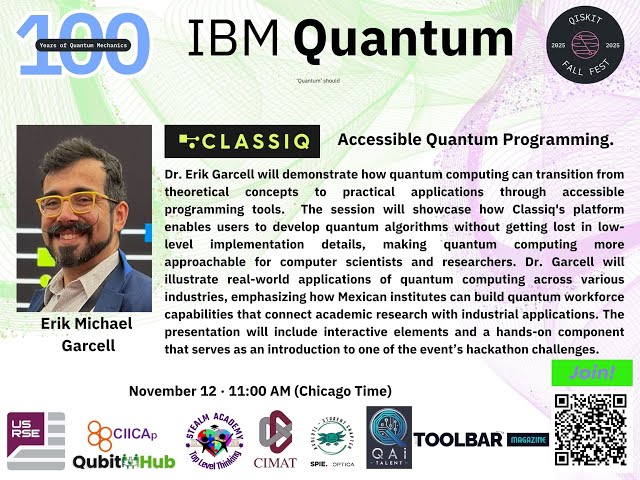Dr. Erik Michael Garcell: Accessible Quantum Programming