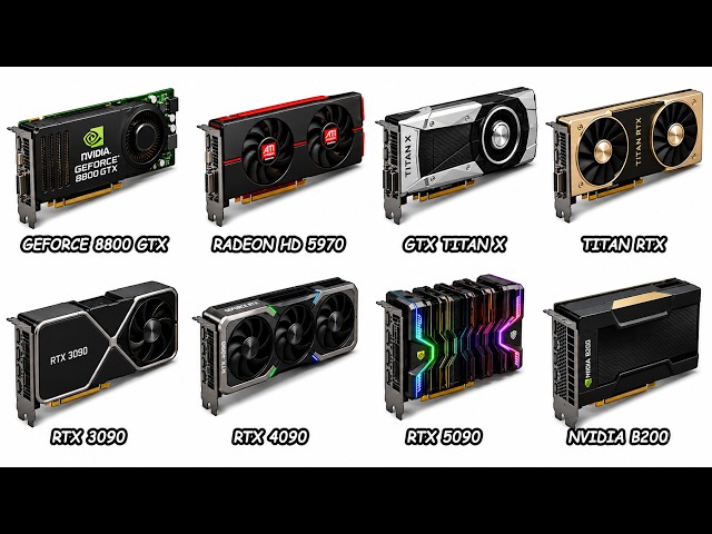 Every Most Powerful GPU Ever Explained in 17 Minutes!