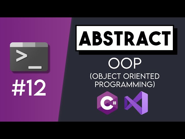 #12 Abstract Classes - C# Tutorials for Beginners | CoffeeNCode