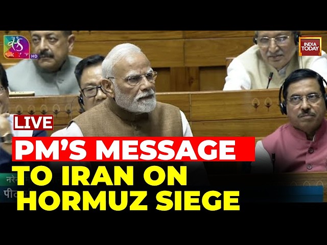 Prime Minister Modi's LIVE Speech on Middle East War | PM Modi Speech LIVE | Lok Sabha LIVE