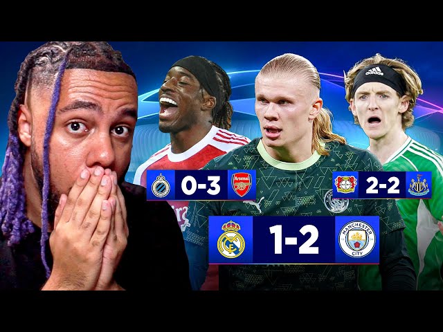 MAN CITY 2-1 MADRID: PERFECT! Arsenal BATTER Brugge + more REACTION!