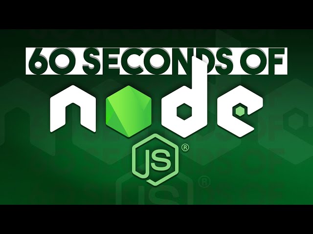 Node JS Explained in 60 Seconds! What is Node JS #shorts