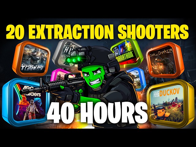 I Played 20 Extraction Shooters For 2 Hours Each To Find The Best Ones