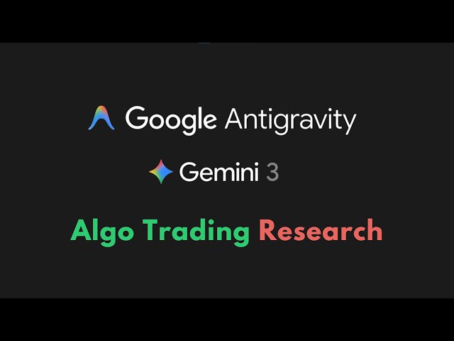 Algo Trading Research Using Google Antigravity, Gemini 3, and Freqtrade