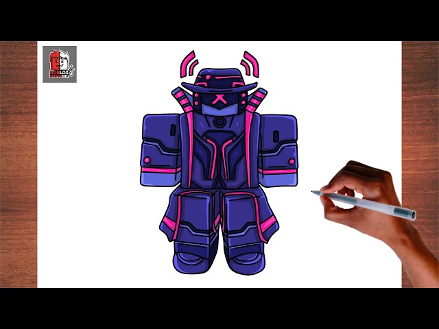How To Draw Chance | Binary Breacher Opera Gx Skin | Forsaken Roblox