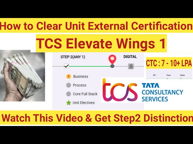 Tcs wings 1 unit external certification guidance | Wings1 Unit electives #tcs #itjobs #wings #latest