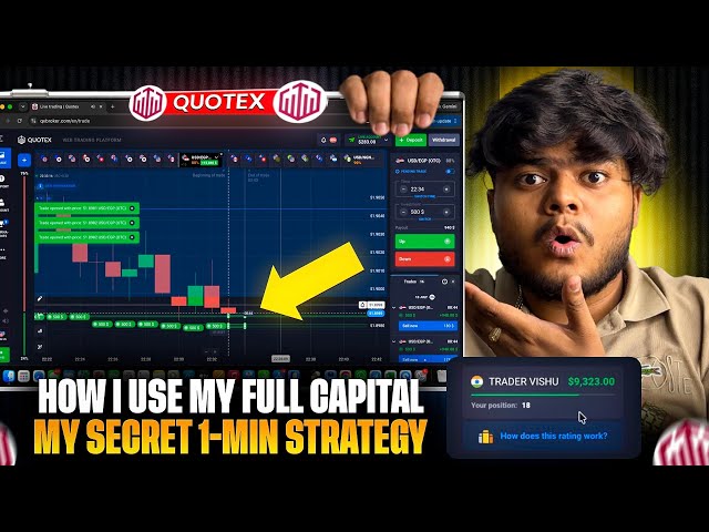Quotex | My Personal 1 Min Sureshot Strategy | Quotex Trading Strategy