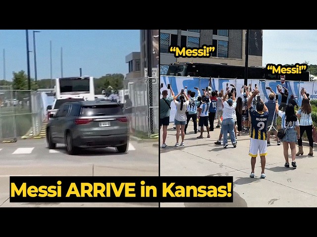 Fans goes wild as Messi and Argentina ARRIVE in Kansas ahead of the 2026 World Cup!