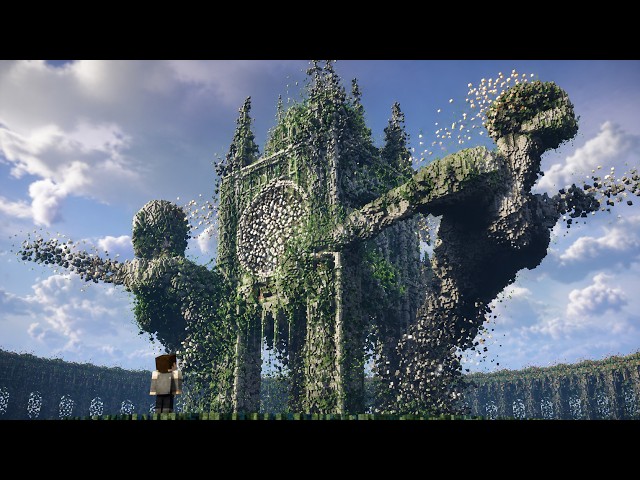 This Minecraft Builder Builds Differently. ft Lazy_Alice