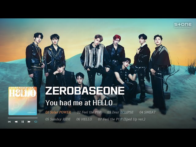 𝐏𝐥𝐚𝐲𝐥𝐢𝐬𝐭 🌊 ZEROBASEONE (제로베이스원) 미니 3집 'You had me at HELLO' 1시간 반복 듣기｜Stone Music Playlist