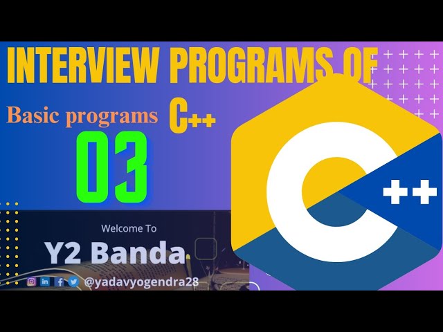 C++ Interview Program|how to check 2numbers are equal without using arithmetic operators C++ program