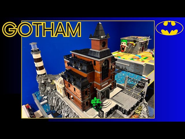 Building Gotham City in LEGO - Arkham Asylum Roofs