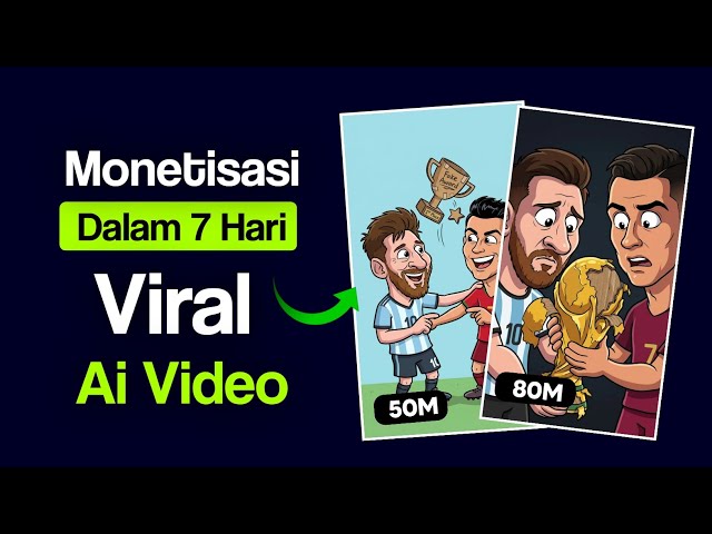Membuat Konten Video Animasi Sepak Bola Bisa Lolos Monetisasi ( Full Tutorial )