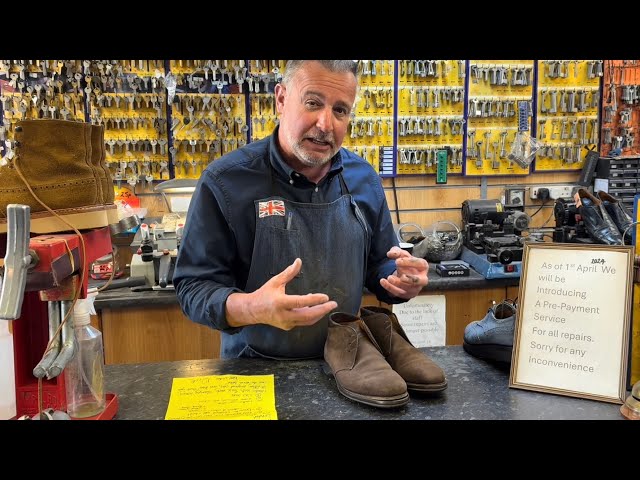 Church’s Camden Suede Chukka Boot Rebuilt with a Rare Itshide Dainite Sole | Shoe & Boots Repair