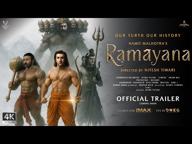 Ramayana - Official Trailer | Ranbir Kapoor | Yash | Sunny Deol | Sai Pallavi | Nitesh Tiwari